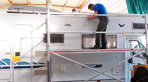 Reparación de carrocerías de autocaravanas y campers